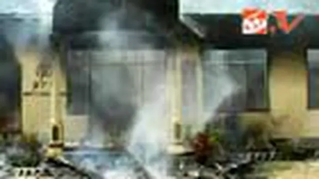 Polisi Selidiki Pembakaran Mapolsek Gedung Aji