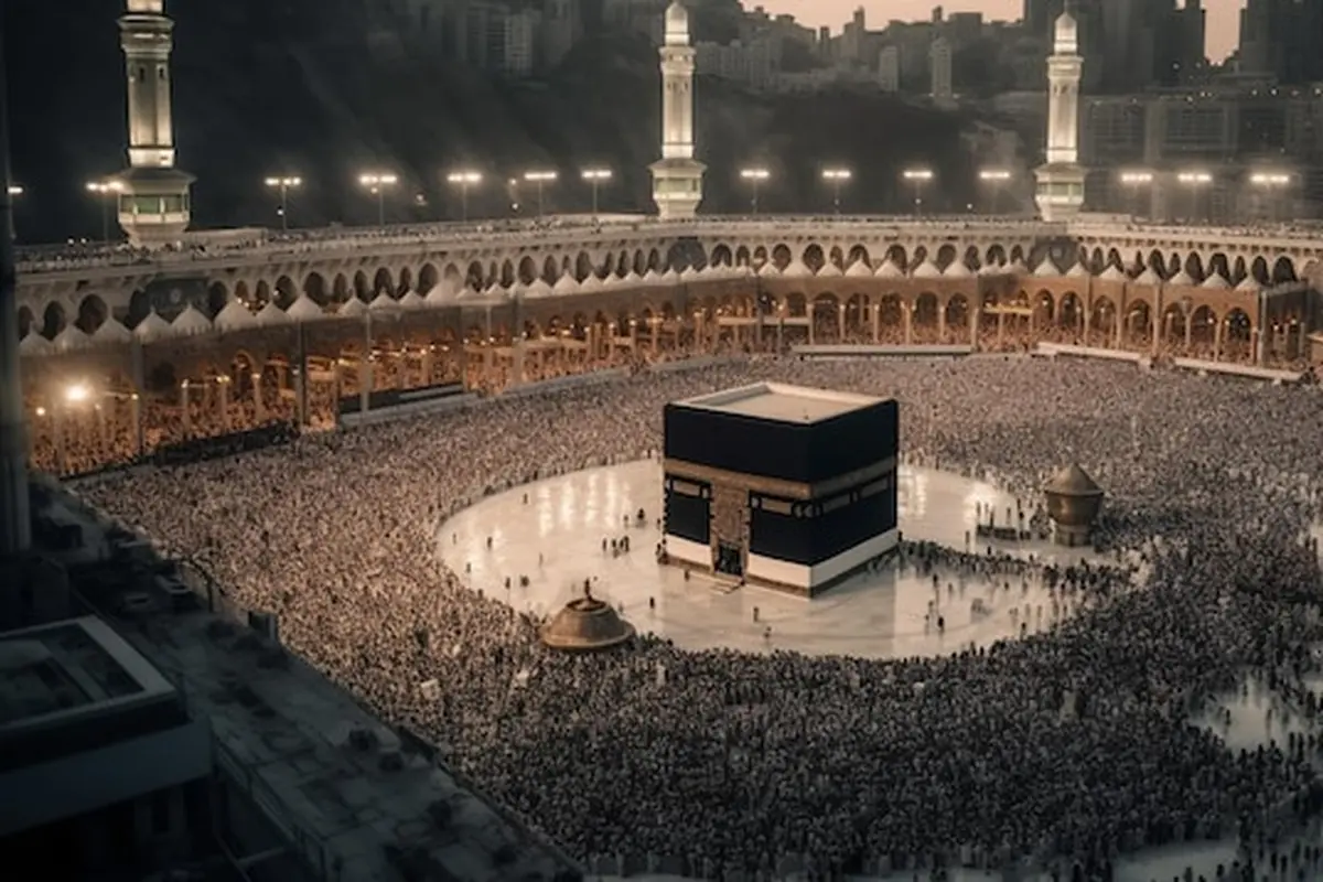 Ilustrasi haji, umrah, Ka'bah