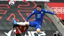 Masih muda dan berbahaya, saat ini Mason Mount dibanderol dengan harga yang tinggi, yaitu sebesar 75 juta euro atau sekitar Rp1,26 triliun. (Foto: AFP/Pool/Neil Hall)