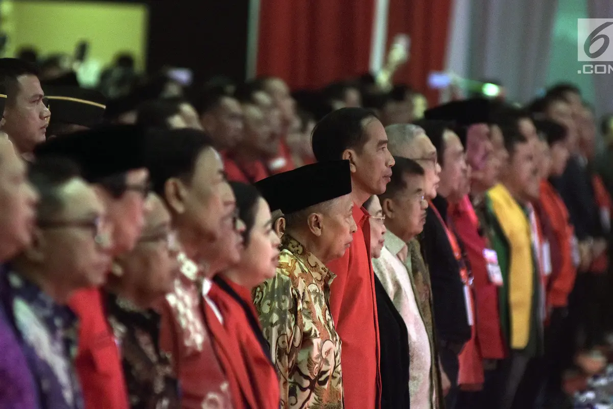 Jokowi - Ma'ruf Amin Hadiri HUT ke-46 PDIP