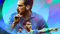 Napoli - Ilustrasi Khvicha Kvaratskhelia (Bola.com/Adreanus Titus)