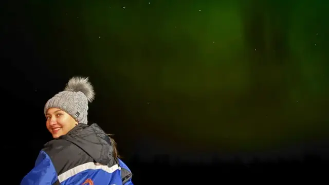 Potret Raline Shah Berburu Aurora di Lapland (credit: https://www.instagram.com/ralineshah/