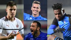 Cristiano Ronaldo tengah mengalami musim pertama yang indah bersama Juventus. Total 19 gol sudah ia buat sejak awal musim. Namun masih ada striker papan atas Serie A yang mampu mengagalkan Ronaldo menjadi raja top scorer di Serie A. (Kolase Foto AFP)