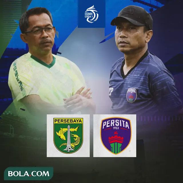 BRI Liga 1 - Duel Pelatih - Persebaya Surabaya Vs Persita Tangerang