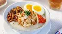Bubur Ayam di Cafe Bean. (dok.Instagram @rujakcirengbean/https://www.instagram.com/p/CDaPeDfFbOr/Henry)