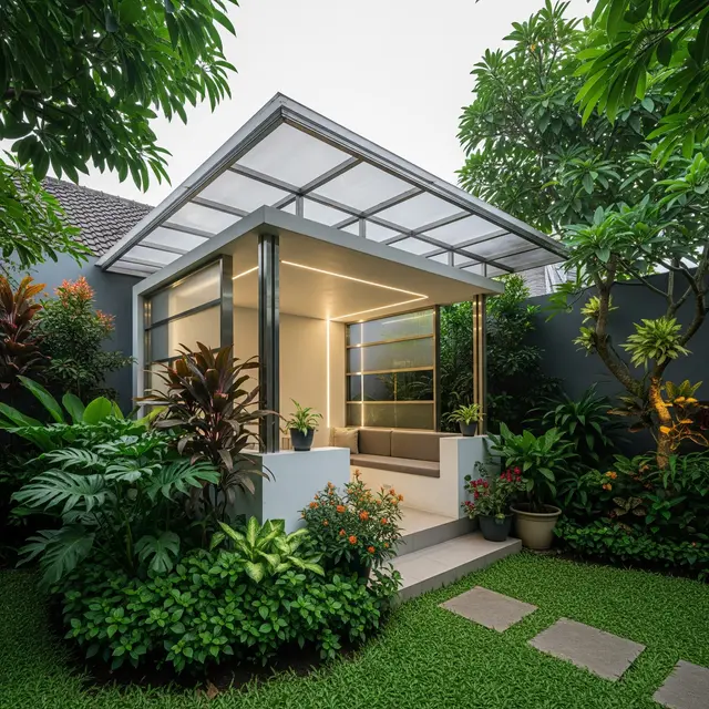 9 Desain Taman Belakang Rumah dengan Gazebo, Menciptakan Surga Relaksasi