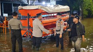 Banjir di Kota Tangerang. (Foto: Istimewa).