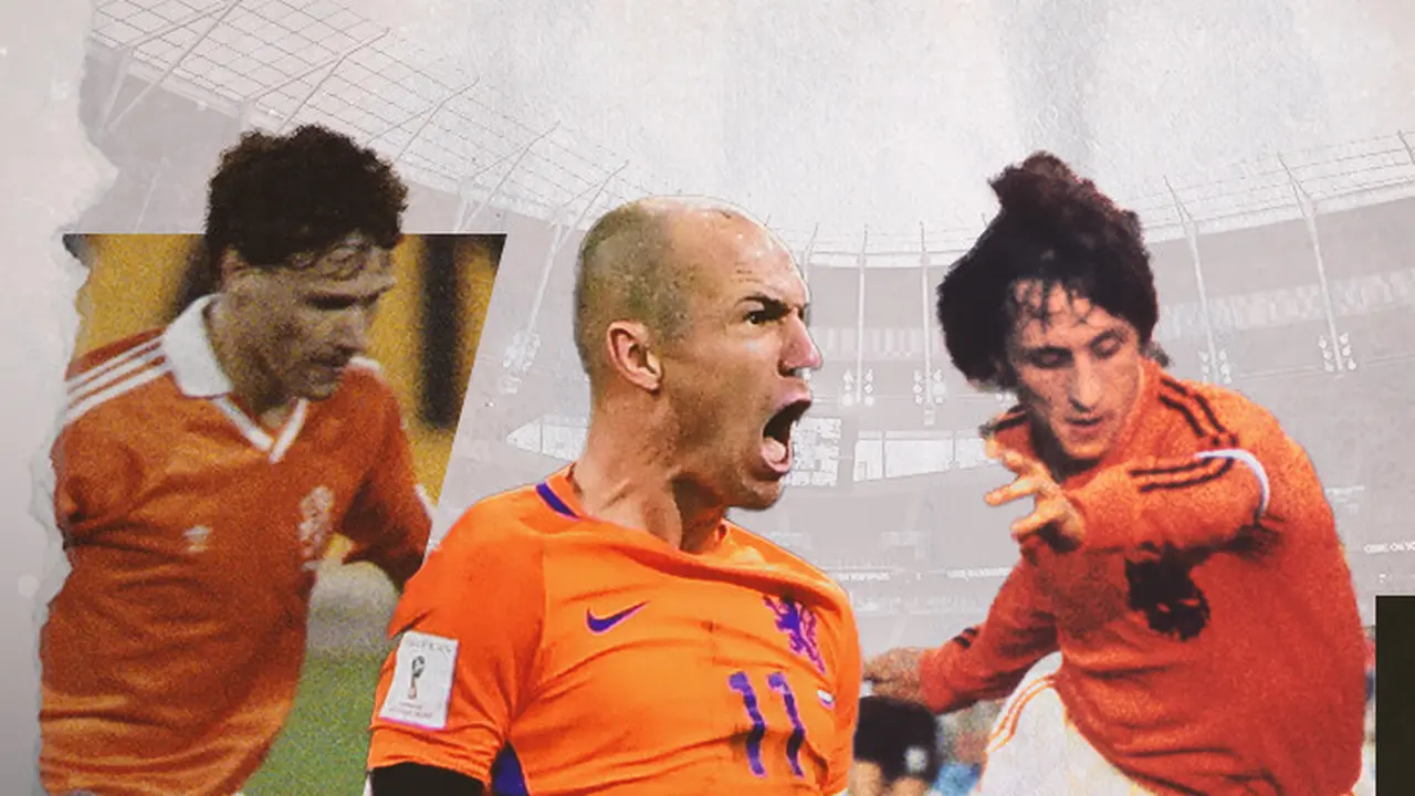 Marco van Basten, Johan Cruyff dan Arjen Robben