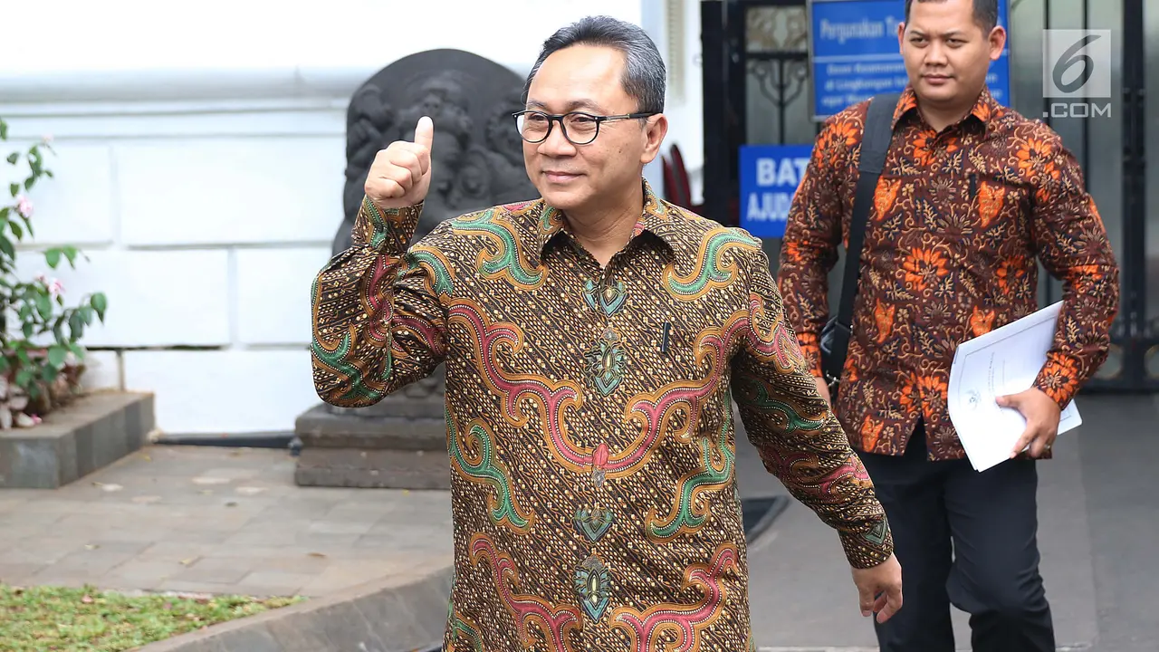 Zulkifli Hasan Temui Presiden Jokowi di Istana