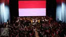 Suasana di Ballroom Djakarta Theater saat Agus menyampaian pidato politik Cagub DKI Agus Harimurti Yudhoyono, Jakarta, Minggu (30/10). (Liputan6.com/Gempur M Surya)