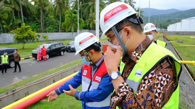 Pastikan Kelancaran Distribusi Energi, Direksi Pertamina Tinjau Integrated Terminal Manggis di Bali