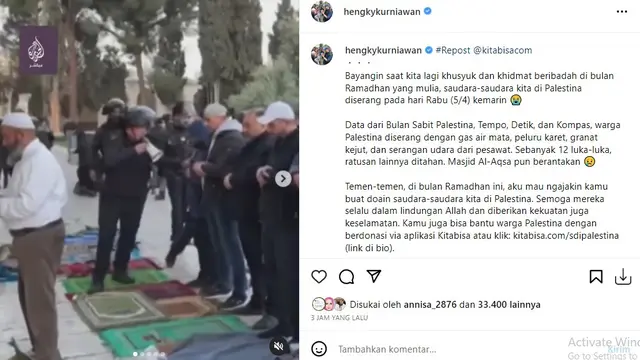 Palestina (Foto: Instagram/@hengkykurniawan)