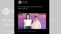 Akun @KoprofilJati Body Shamming Ibu Negara Iriana Jokowi