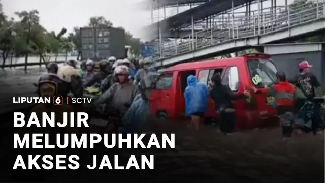 Banjir Melumpuhkan Akses Jalan