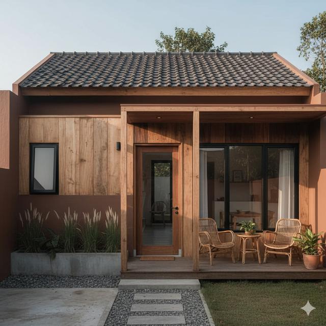 Desain Rumah Type 21 Minimalis Gaya Japandi