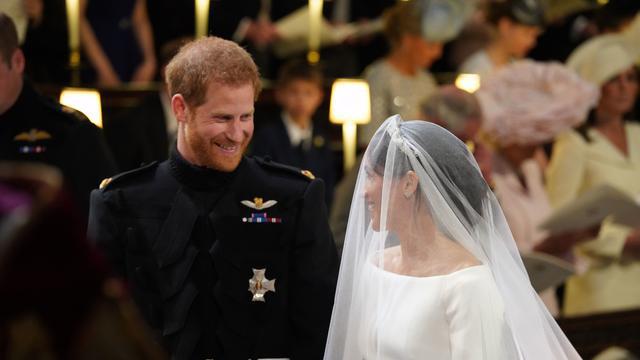 Pernikahan Meghan Markle dan Pangeran Harry. (Jonathan Brady / POOL / AFP)