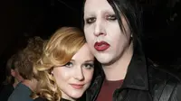 Marilyn Manson dan Evan Rachel Wood (Facebook)