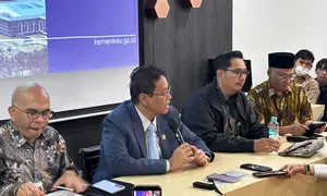 Menteri Keuangan (Menkeu) Purbaya Yudhi Sadewa dalam Media Briefing, Jumat (26/6/2026). (Liputan6.com/Gagas)