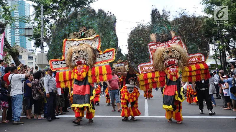 Warna Warni Budaya Indonesia Saat Karnaval Cap Go Meh 2018 di Kawasan Glodok