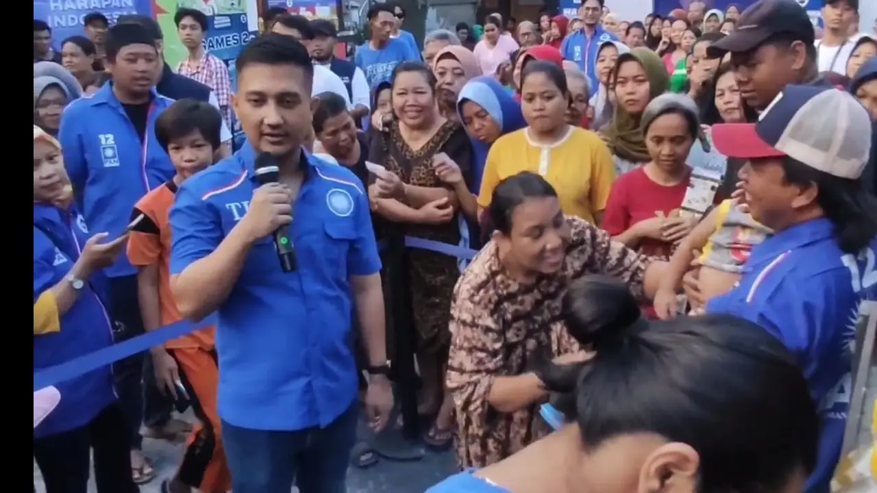 Caleg PAN Tom Liwafa. (Dian Kurniawan/Liputan6.com)