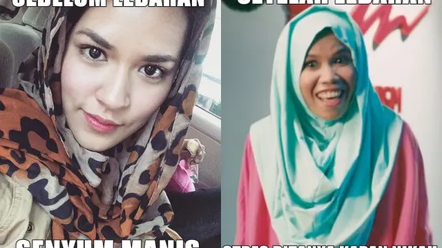 meme lucu setelah lebaran (foto: berbagai sumber)
