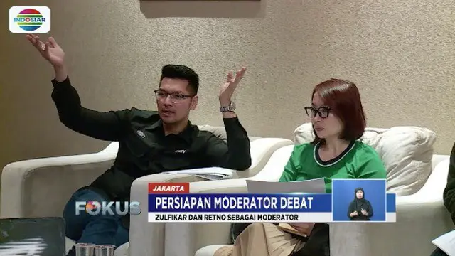 Zulfikar Naghi dan Retno Pinasti jalani karantina jelang debat keempat capres di Hotel Shangrila.