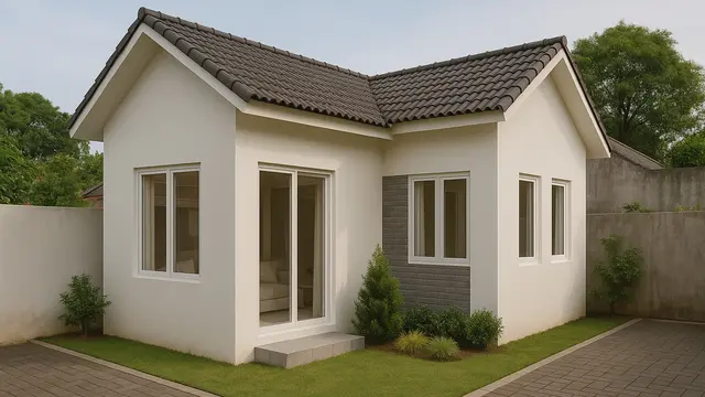 Model Rumah 2 Kamar Tidur di Lahan Mini (Foto: ChatGPT)