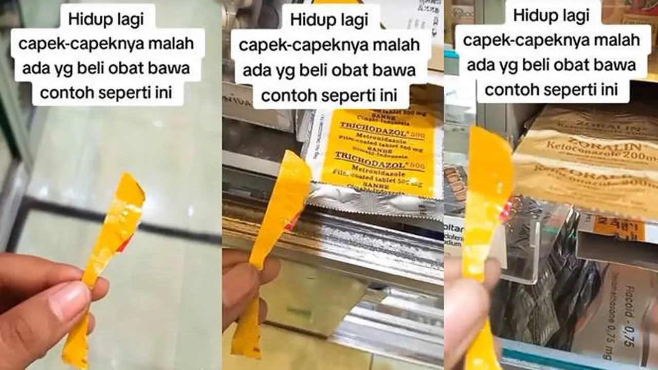Viral Momen Pembeli Bawa Contoh Bungkus saat Beli Obat di Apotek Ini Kocak