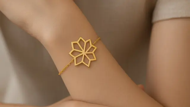 10 Model Gelang Emas Elegan 2 Gram Motif Bunga Trendi, Mana yang Cocok Untuk Anda?/ Ilustrasi gambar oleh AI