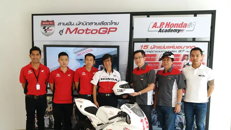 Helm KYT jadi pilihan Honda AP Thailand (Foto: KYT)