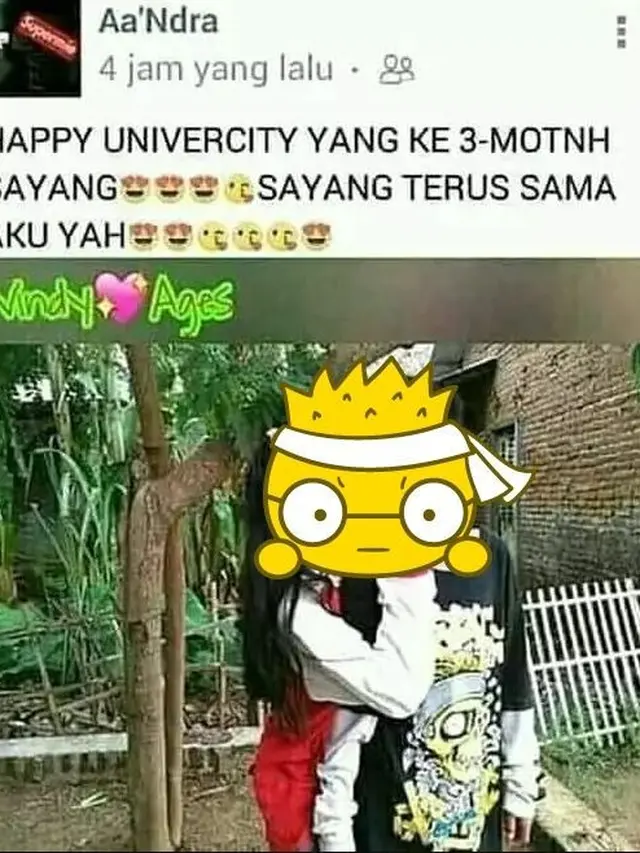 6 Status Facebook Salah Ketik Anniversary Ini Kocak, Netizen: RIP Bahasa Inggris