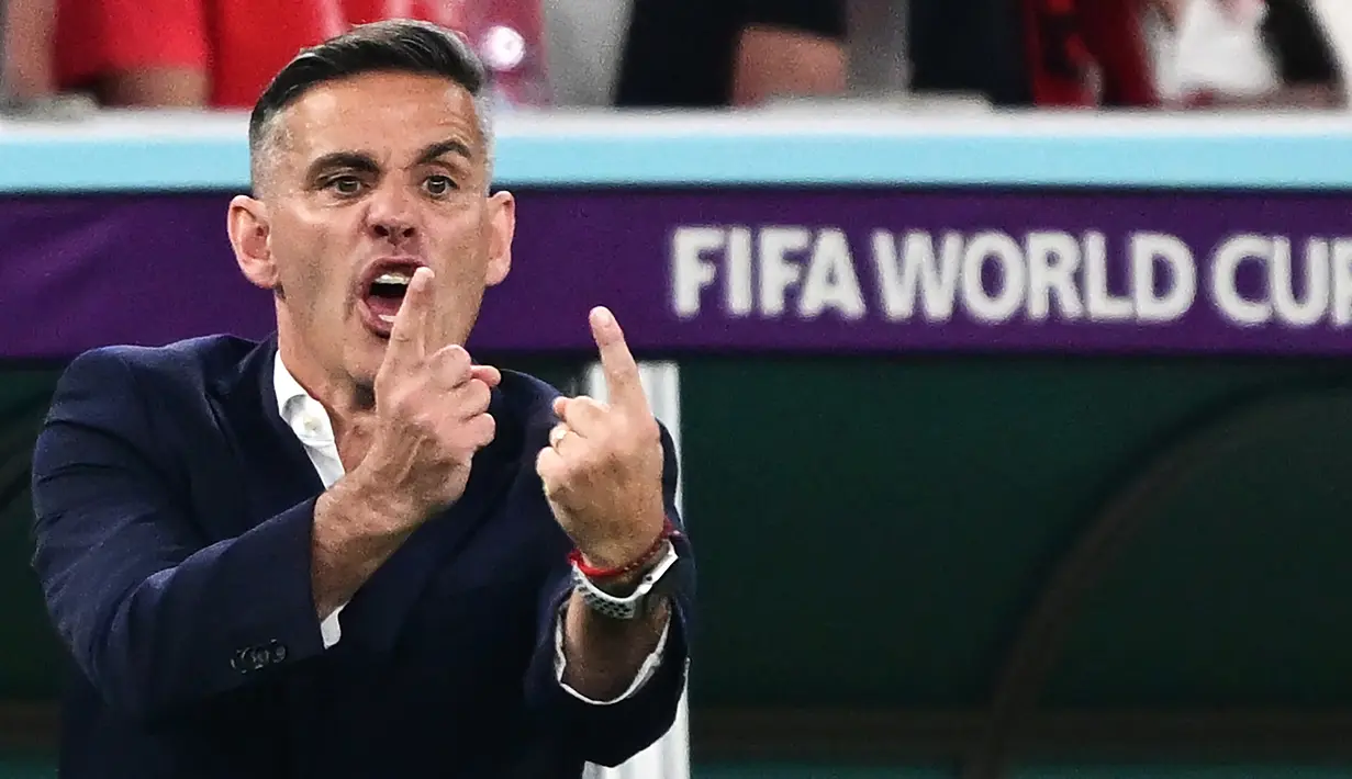 John Herdman juga dilaporkan sudah melakukan wawancara dengan perwakilan PSSI yang tengah berada di Eropa untuk mencari kandidat pelatih baru Timnas Indonesia. (AFP/Miguel Medina)