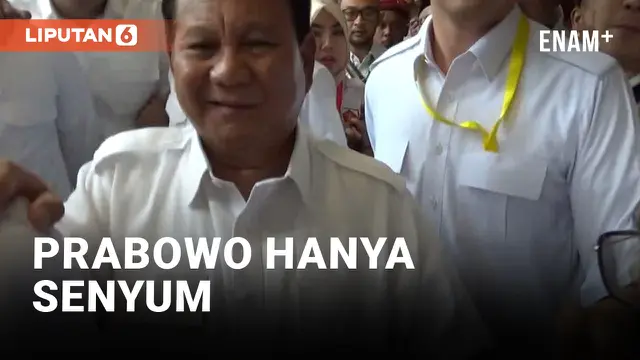VIDEO: Prabowo Subianto Masih Diam Ketika Ditanya Bawacapres saat Kunjungan ke Bandung