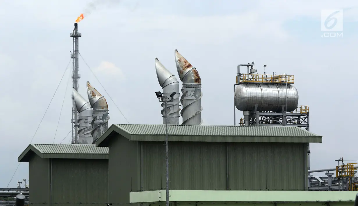Suasana Sungai Kenawang Gas Plant di desa Kali Berau, Kabupaten Musi Banyuasin, Sumatera Selatan, Sabtu (9/2). Alih kelola 100 persen Wilayah Kerja Jambi Merang oleh PHE dari JOB Pertamina- Talisman Jambi Merang. (Liputan6.com/Helmi Fithriansyah)