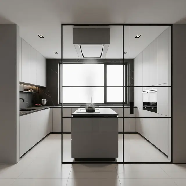 Dapur basah minimalis (Image by Gemini AI)