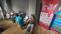 Aksi Donor Darah Ratusan Bikers Lintas Komunitas di Yogyakarta