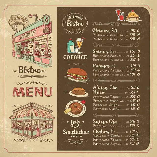 Desain Daftar Menu Keren dan Kekinian, Bikin Pelanggan Jadi Tertarik
