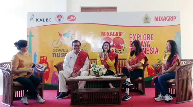 Laudya Cynthia Bella Dinobatkan jadi Duta Ayo Olahraga dalam Kegiatan Mixagrip “Explore Budaya Indonesia”.