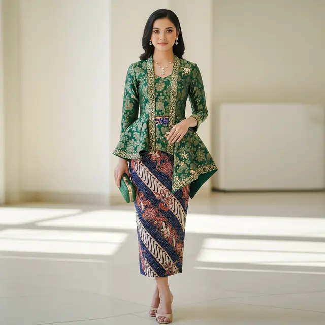 9 Model Baju Kebaya Dipadukan Rok Batik Tren 2026, Tradisi dalam Gaya Kontemporer