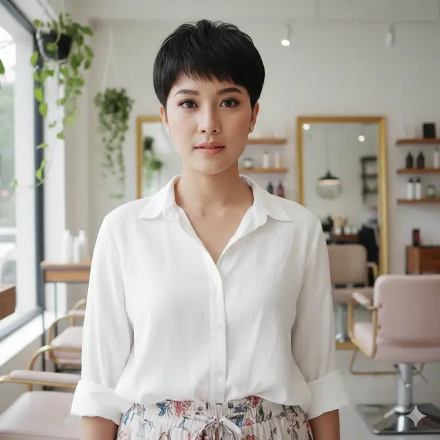 Model Rambut Wanita Pendek Cepak