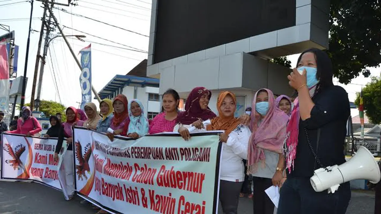 Ibu-Ibu di Bengkulu Tolak Kandidat Pelaku Poligami 