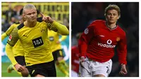 Liga Champions sebagai ajang kompetisi klub-klub terbaik di Eropa dipenuhi dengan para striker tajam dari berbagai negara, tak terkecuali Norwegia. Tercatat 5 pemain asal Norwegia dengan raihan gol terbanyak sepanjang sejatah Liga Champions. Siapa saja? (Kolase AFP)