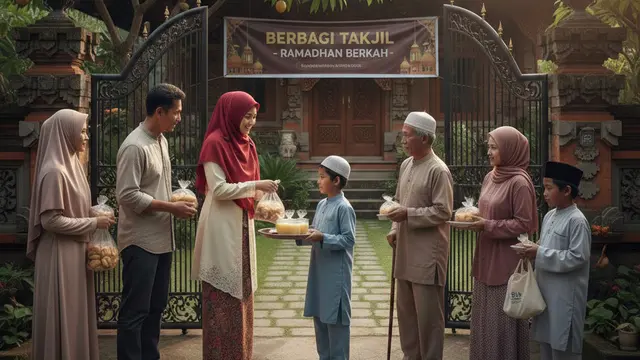 Mengajarkan arti berbagi kepada anak