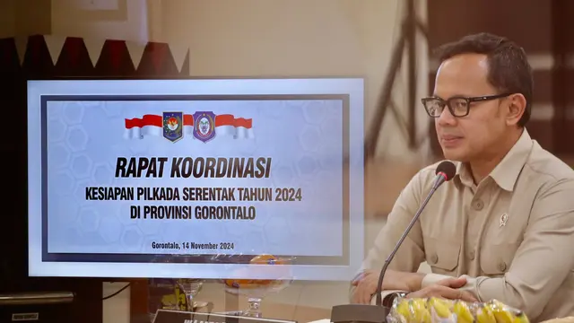 Wamendagri Ajak Gorontalo Fokus Jaga Stabilitas Politik  dan Keamanan