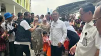 Heru Budi Tinjau Korban Kebakaran Manggarai, Beri Bantuan 450 Paket Sembako