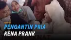 Aksi ini juga membuat heboh tamu undangan yang hadir.