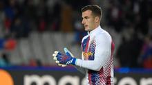Kiper muda Barcelona, Inaki Pena (AFP)
