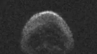 Asteroid 2015 TB145 yang berbentuk seperti tengkorak (NASA)
