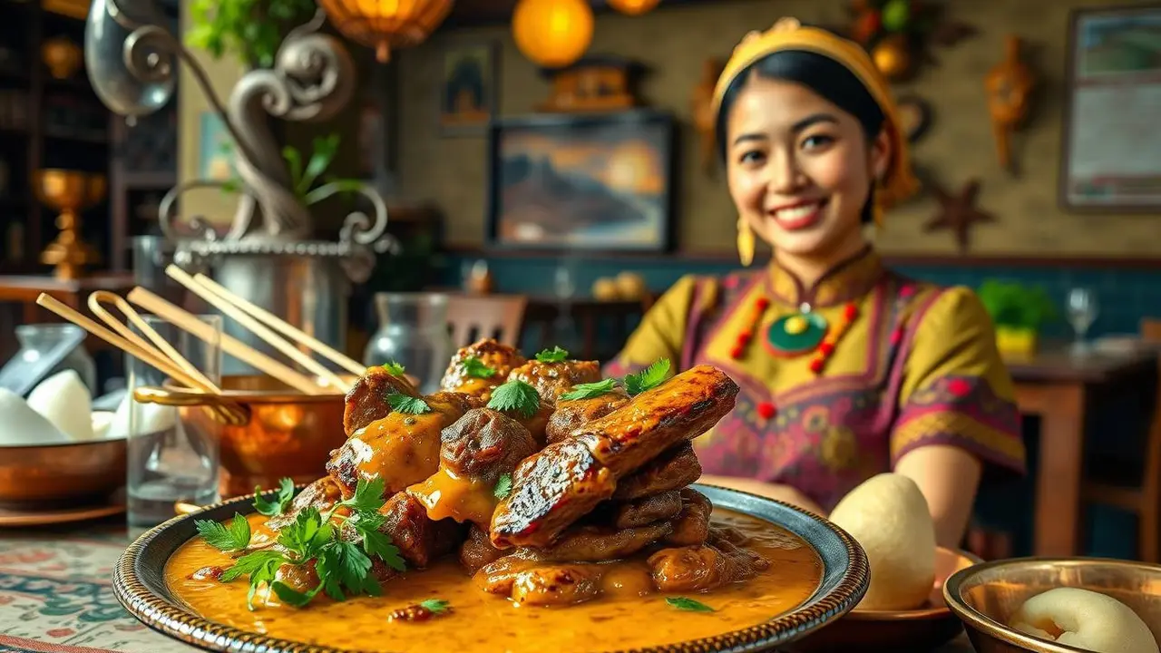 ciri khas sate padang
