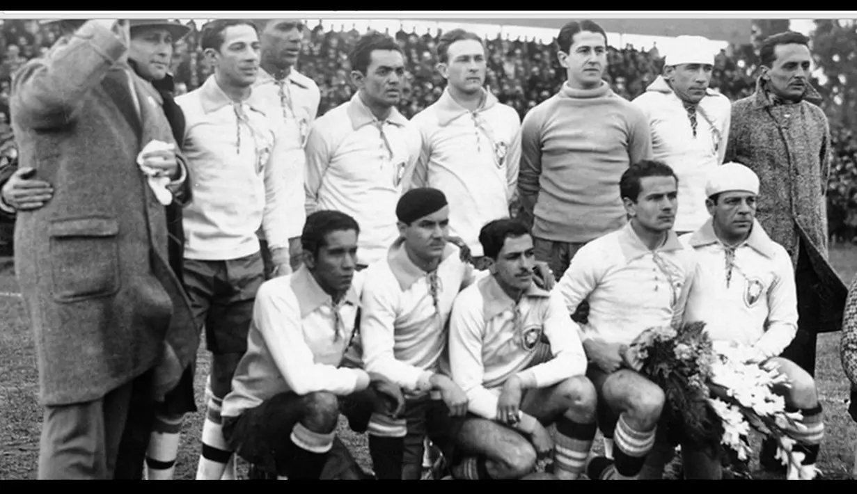 Skuat utama Brasil saat tampil di Piala Dunia 1930 (Sumber:FIFA.Com)